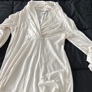 Banana Republic Cream Tunic Top